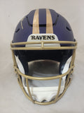 DEION SANDERS SIGNED BALTIMORE RAVENS ALTERNATE SPEEDFLEX HELMET BECKETT QR