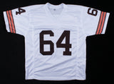 Joe DeLamielleure Signed Cleveland Browns Jersey Inscribed "HOF 03" (JSA COA)