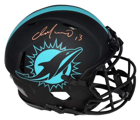 DAN MARINO SIGNED MIAMI DOLPHINS ECLIPSE AUTHENTIC SPEED HELMET BECKETT