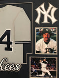 FRAMED REGGIE JACKSON AUTOGRAPHED SIGNED N.Y. YANKEES JERSEY JSA COA