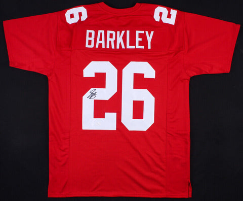 Saquon Barkley Signed New York Giants Jersey (JSA Holo) #1 R.B. Pick 2018 Draft