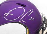 Dalvin Cook Autographed Matte Purple Full Size Authentic Helmet Vikings JSA