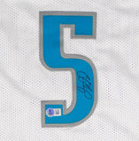 Jason Kidd Signed Dallas Mavericks Jersey (Beckett) #2 Overall Pick 1994 Draft