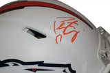 Peyton Manning Signed Denver Broncos Flat White Authentic Helmet FAN 27782