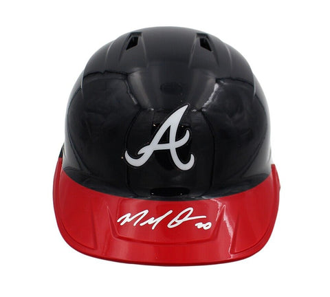 Marcell Ozuna Signed Atlanta Braves Rawlings Mach Pro MLB Helmet