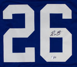 Devin Singletary Signed Giants Jersey (Beckett) New York's Top Running Back 2024