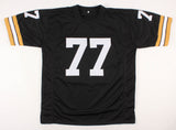 Willie Roaf Signed Saints Black Jersey Inscribed "HOF 2012" (JSA Hologram)