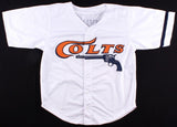 Jimmy Wynn Signed Houston Colt 45's Throwback Jersey (Fiterman Sports Hologram)