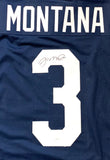 JOE MONTANA AUTOGRAPHED SIGNED COLLEGE STYLE XL JERSEY w/ JSA COA #WPP887386