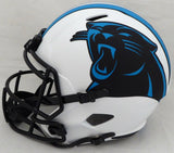 CHRISTIAN MCCAFFREY AUTO PANTHERS LUNAR ECLIPSE FULL SIZE HELMET BECKETT 192524