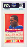 Thurman Thomas Signed Bills 1989 Score Rookie Football Card #211 - (PSA/ DNA)