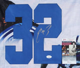 Edgerrin James Signed Indianapolis Colts Printed Photo Jersey (JSA COA) R.B.