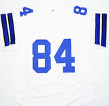 Jay Novacek Autographed White Pro Style Jersey- Beckett W Hologram *Silver