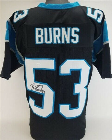 Brian Burns Signed Panthers Jersey (JSA COA) Carolina 2019 #1 Pick NFL Draft D.E