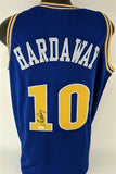 Tim Hardaway Signed Golden State Warriors Jersey (JSA COA) 5xNBA All Star Guard