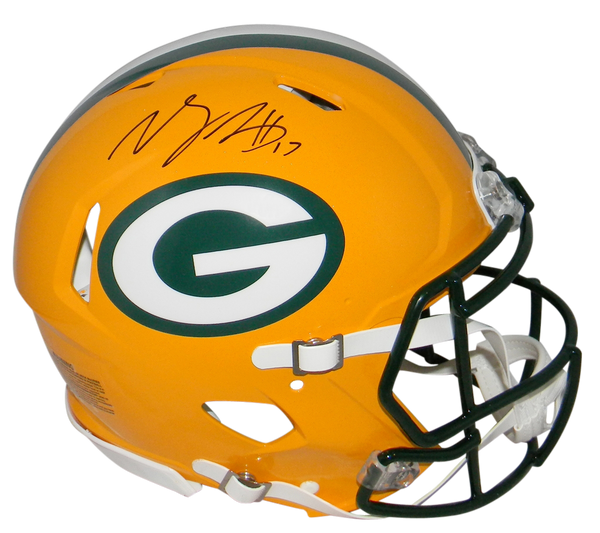 DAVANTE ADAMS AUTOGRAPHED SIGNED GREEN BAY PACKERS AUTHENTIC SPEED HELMET JSA