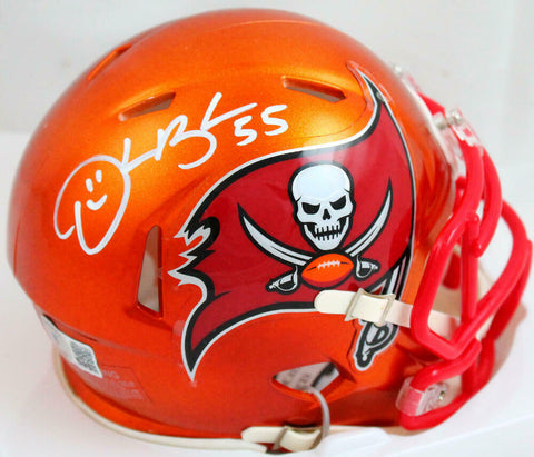 Derrick Brooks Autographed Buccaneers Flash Speed Mini Helmet-Beckett W Holo