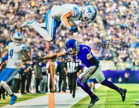 AMON-RA ST BROWN AUTOGRAPHED SIGNED DETROIT LIONS VS VIKINGS 16x20 PHOTO BECKETT