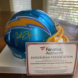 Justin Herbert Signed Los Angeles Chargers Mini Helmet Fanatics