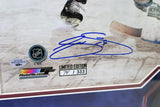 Joe Sakic & Peter Forsberg Signed 16x20 Limited 74/333 LSM + Roy Auto Puck JSA