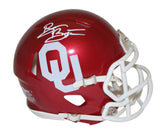 Brian Bosworth Autographed Oklahoma Sooners Spd Mini Helmet Beckett 40066