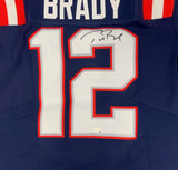 Tom Brady Autographed New England Patriots Nike Elite Football Jersey Fanatics