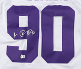 Michael Brockers Signed LSU Tigers Jersey (Beckett) Detroit Lions Defensive Tkl.