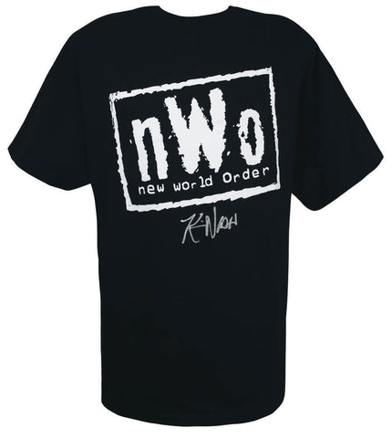 Kevin Nash Signed NWO Black Wrestling T-Shirt -(SCHWARTZ SPORTS COA)