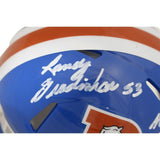 Randy Gradishar Signed Denver Broncos TB Mini Helmet HOF Beckett 44615