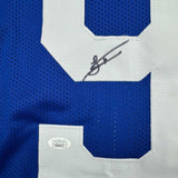 Autographed/Signed Laiatu Latu Indianapolis Blue Football Jersey JSA COA