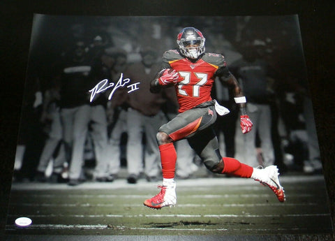 RONALD JONES II SIGNED AUTOGRAPHED TAMPA BAY BUCS BUCCANEERS 16x20 PHOTO JSA