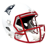 Rob Gronkowski New England Patriots Signed Riddell Flat White Replica Helmet JSA