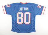 James Lofton Signed Bills Jersey (JSA) Buffalo's 3xSuper Bowl Wide Receiver