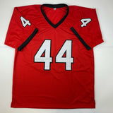 Autographed/Signed Travon Walker Georgia Red College Jersey Beckett BAS COA