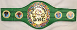 Mike Tyson Autographed World Champion WBC Belt (Smudged) Beckett Witness WX99774