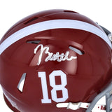 Jordan Battle Autographed Alabama Crimson Tide Mini Speed Helmet Fanatics