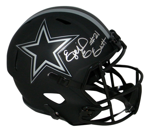 EZEKIEL ELLIOTT SIGNED DALLAS COWBOYS ECLIPSE FULL SIZE SPEED HELMET BECKETT