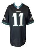 AJ Brown Signed Philadelphia Eagles Black Nike Game Replica Jersey BAS