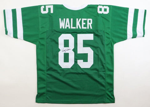 Wesley Walker Signed New York Jets Jersey (JSA COA) 2xPro Bowl Wide Receiver