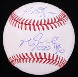 Mark Grace & Shawon Dunston Signed ML Baseball "Cubs HOF 2023" Chicago All Stars