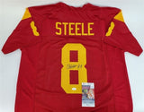 Chris Steele Signed USC Trojans Jersey (JSA COA) Pittsburgh Steelers Cornerback