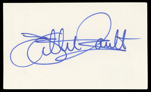 Bears Willie Gault Authentic Signed 3x5 Index Card Autographed BAS #BM56943