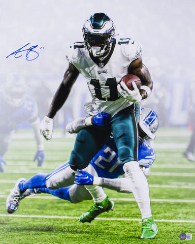 AJ Brown Signed 16x20 Philadelphia Eagles Photo BAS ITP