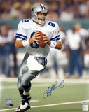 TROY AIKMAN AUTOGRAPHED SIGNED FRAMED 16X20 PHOTO COWBOYS BECKETT BAS 191215