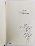 Joe Paterno Penn State Head Coach Signed Hardcover Book -Football My Way JSA COA