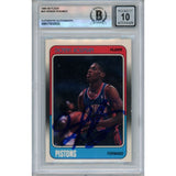 Dennis Rodman Autographed/Signed 1988-89 Fleer #43 Card Beckett 43832