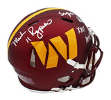 Mark Rypien Signed Washington Commanders Speed Authentic 2024 NFL Helmet w/ Insc