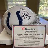 Peyton Manning Autographed Signed Indianapolis Colts Mini Helmet Fanatics