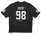 Raiders Maxx Crosby Authentic Signed Black Nike Game Jersey Autographed Fanatics