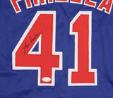 Lou Piniella Signed Cubs Jersey (JSA) Chicago Manager 2007-2010 2xPlayoff teams